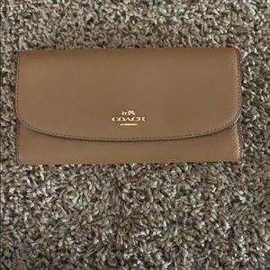 Brown coach wallet